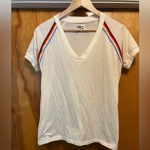 Camp brand v-neck t-shirt